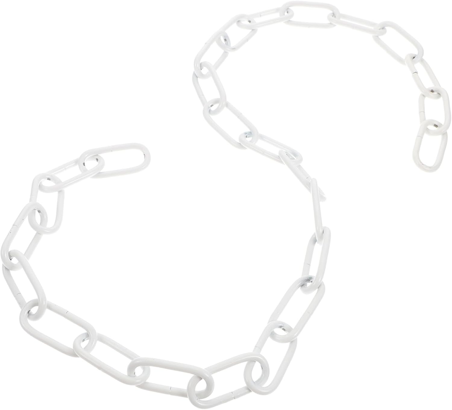Chandelier Lamp Chain Iron Hanging Light Accessory Decorative Fixture Chain for European Crystal and Retro Chandeliers White