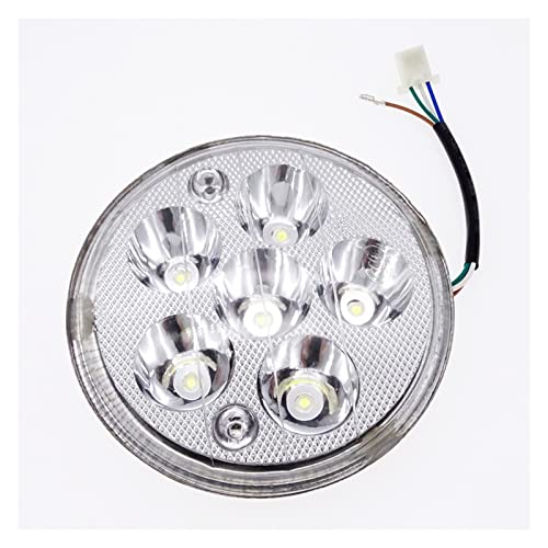 Phare Rond Moto LED 5'' Brillant XENITE Solution Antibrouillard Manque de Visibilité