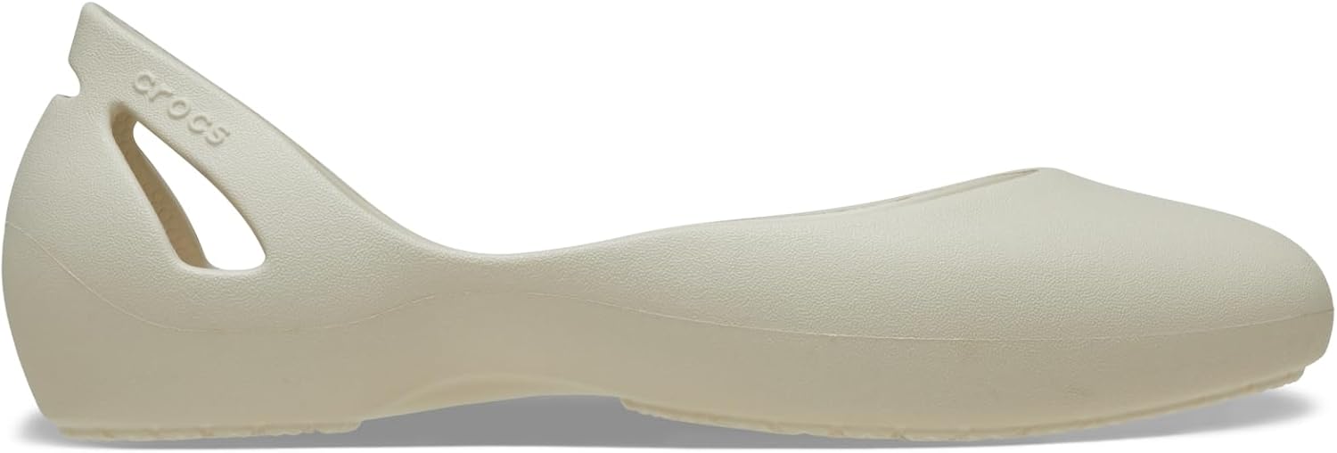Crocs Women's Cady Flat Ballet Shoes, Stucco, 25.0 cm