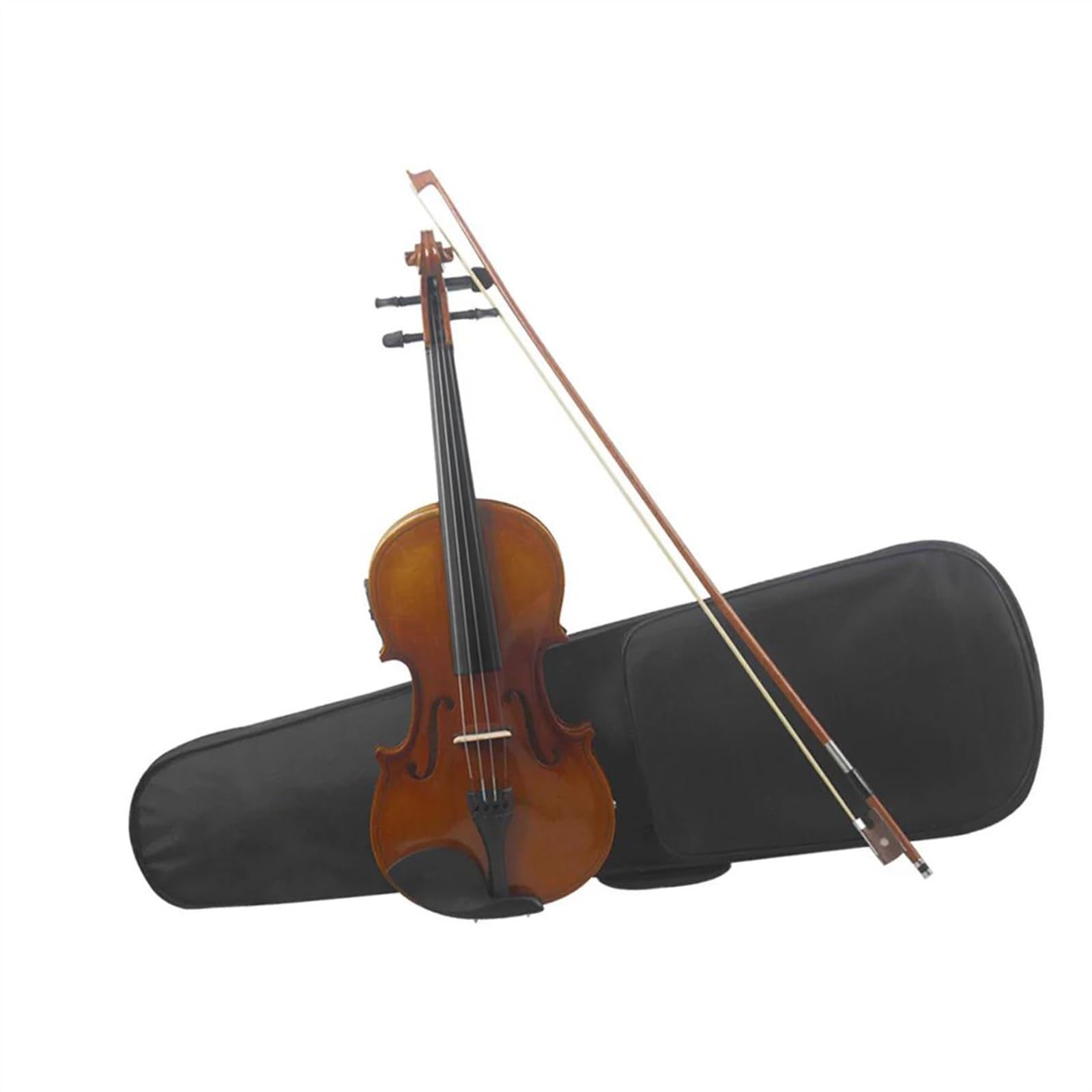Erwachsenen geige Anfänger Violine 4/4 Elektrische Violine Set Ahorn Panel Vintage Violine Für Aufführungen(Vintage color)