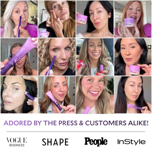 Image of Fiera Best for Lash Mascara for Women Over 40 - Volumizing, Lengthening & Lifting Peptide Mascara with Vitamin B5 - Smudge-Proof, Flake-Resistant, Gentle Washable Formula, Black