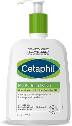 Cetaphil Moisturising Lotion for Face & Body, Normal to dry skin,500 ml