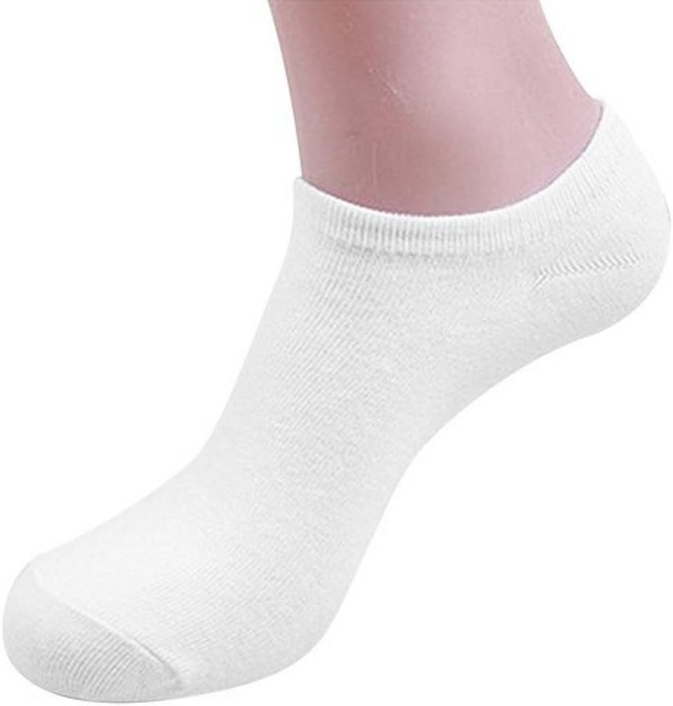 davido Mens socks ankle low cut made in italy100% cotton 8 pairs white size 10-13