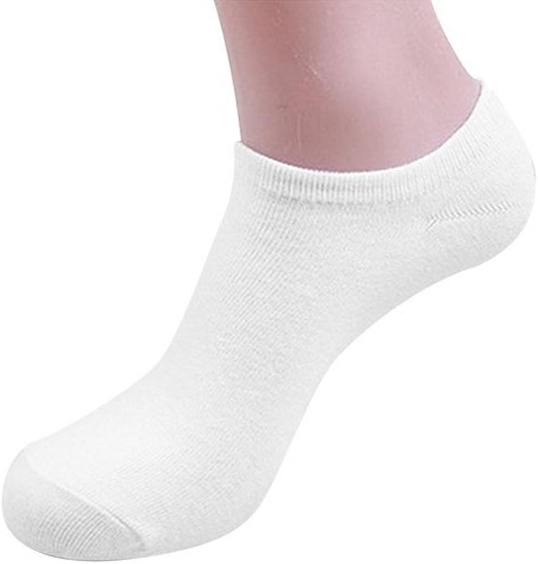Davido Men's Ankle Socks 8-Pack - 100% Cotton Low Cut Made In Italy