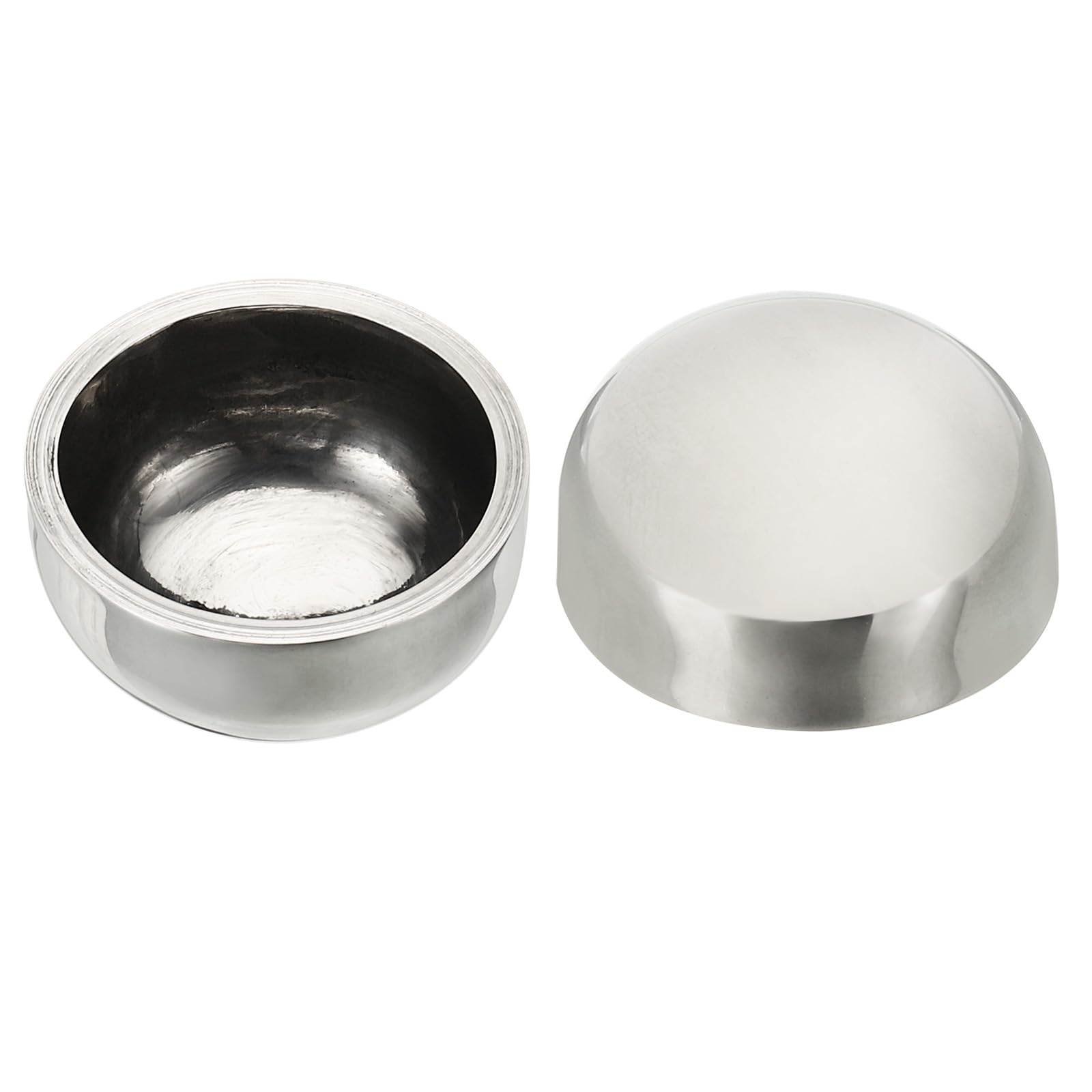 PATIKIL Pijpeindkap 114 Mm Buitendiameter – 1 Stuk, 304 Roestvrij Staal, Glad Gepolijst, Voor Water-, Gas- En Loodleidingen In HVAC En Industrie