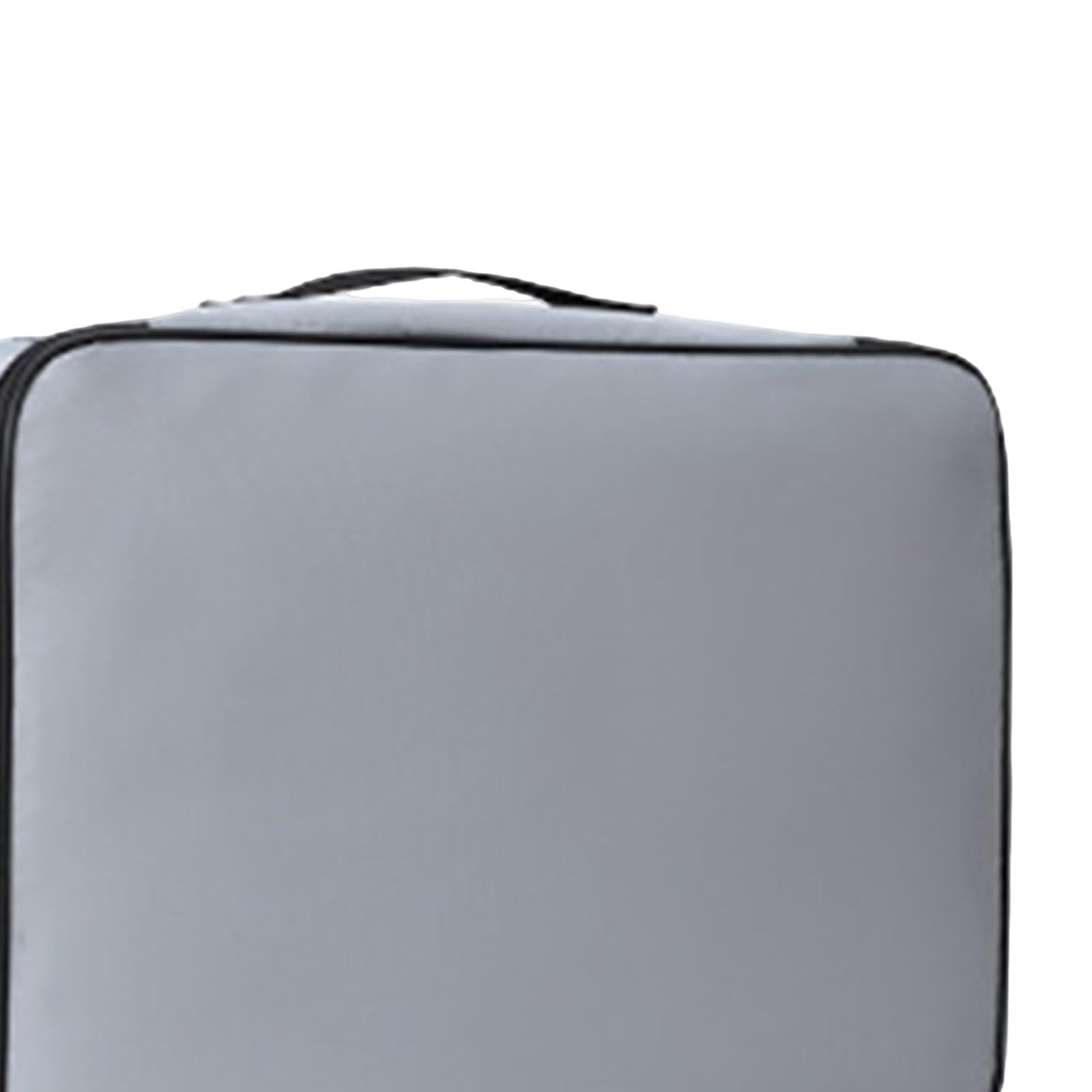 Fireproof Document Bag Portable Document Organizer for Home Office Documents Gray with Lock| Home Décor | Kitchen Tools-image-49