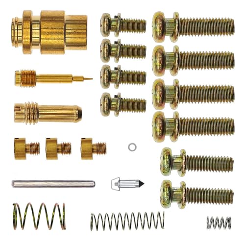2-Pack Carburetor Carb Rebuild Repair Kits with Screw Float Replacement for Yamaha Virago 1100 XV1100 1988-1999 by BARMUCUO - Image 4