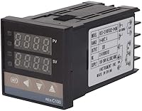 Vista 7 de Fafeicy 32.0-752.0 °F Digital LED PID controlador de temperatura Kit de termostato Kit de controlador de temperatura AC 110V-240V para controlar