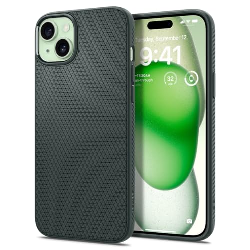 Spigen Liquid Air Coque pour iPhone 15 - Vert