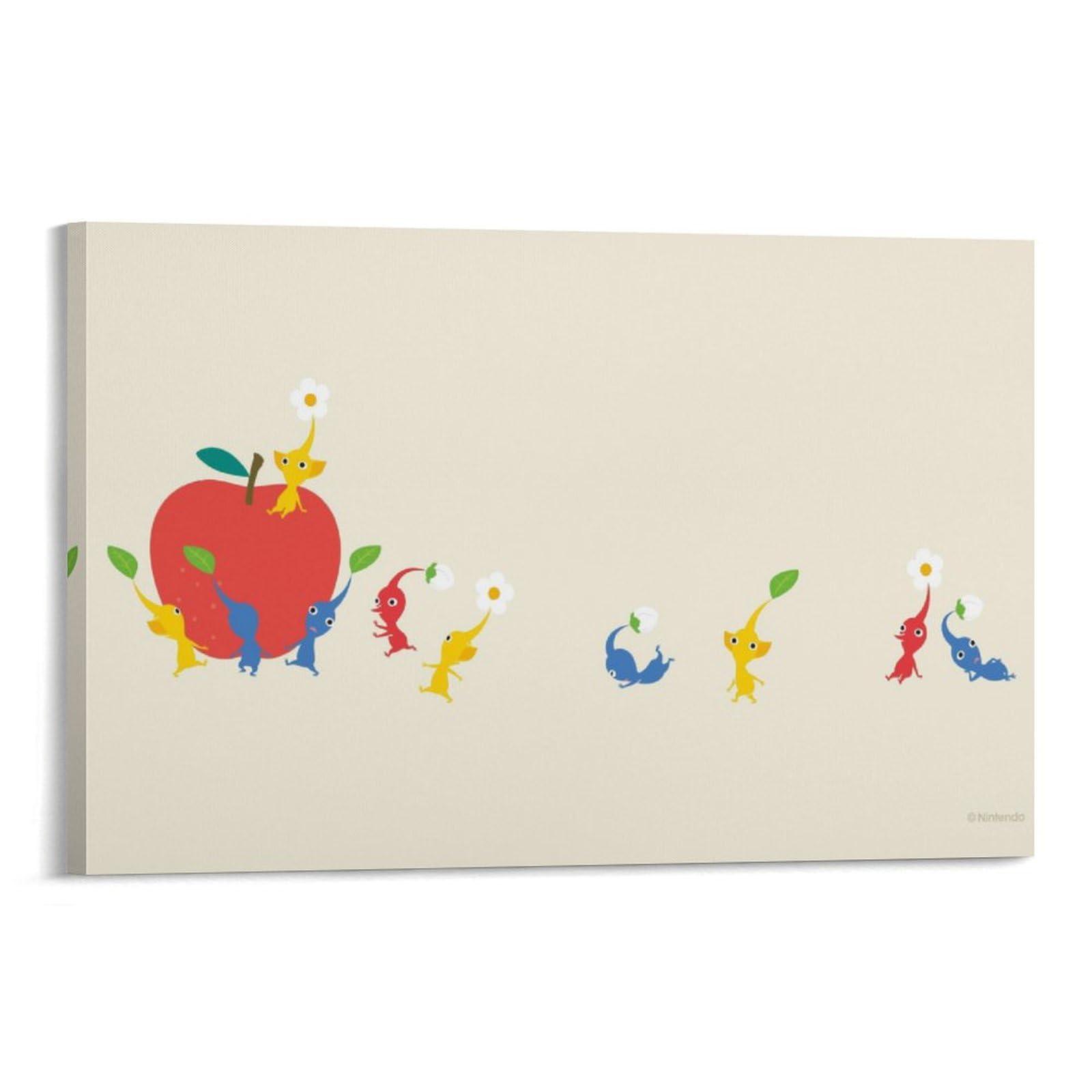 Amazon.co.jp: ピクミン 壁掛けアート ポスター インテリア 絵画