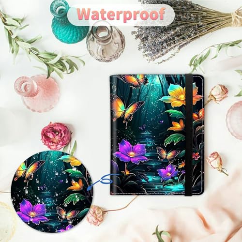 Image of Photo Album 4x6 120 Pockets Photos with Strong Elastic Band, Small Mini Albums Sheet Protector Folder for Photos, Album for Family Wedding Women Men Baby Vacation Gift, Forest Butterfly