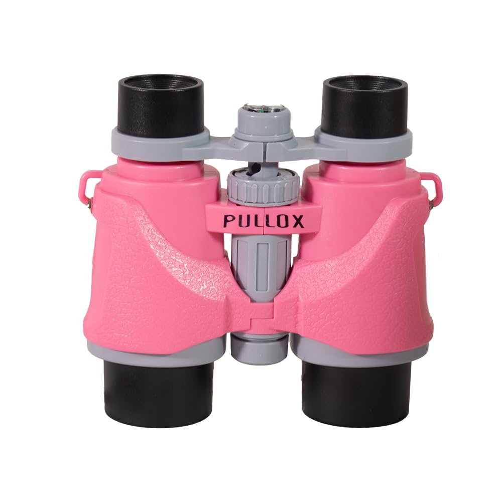 PULLOX Binoculars 7X30 Zoom for Kids Gifts for Age 3-12 Years Boys Girls Kids Telescope Toys for Sports Hiking, Bird Watching, Travel, Camping, Birthday Presents Colour AS Available-image-2