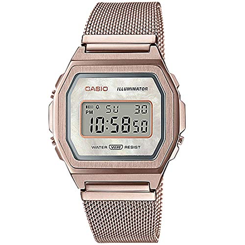 G-Shock A1000MCG-9VT Men's Premium Vintage Watch, Platinum, One Size