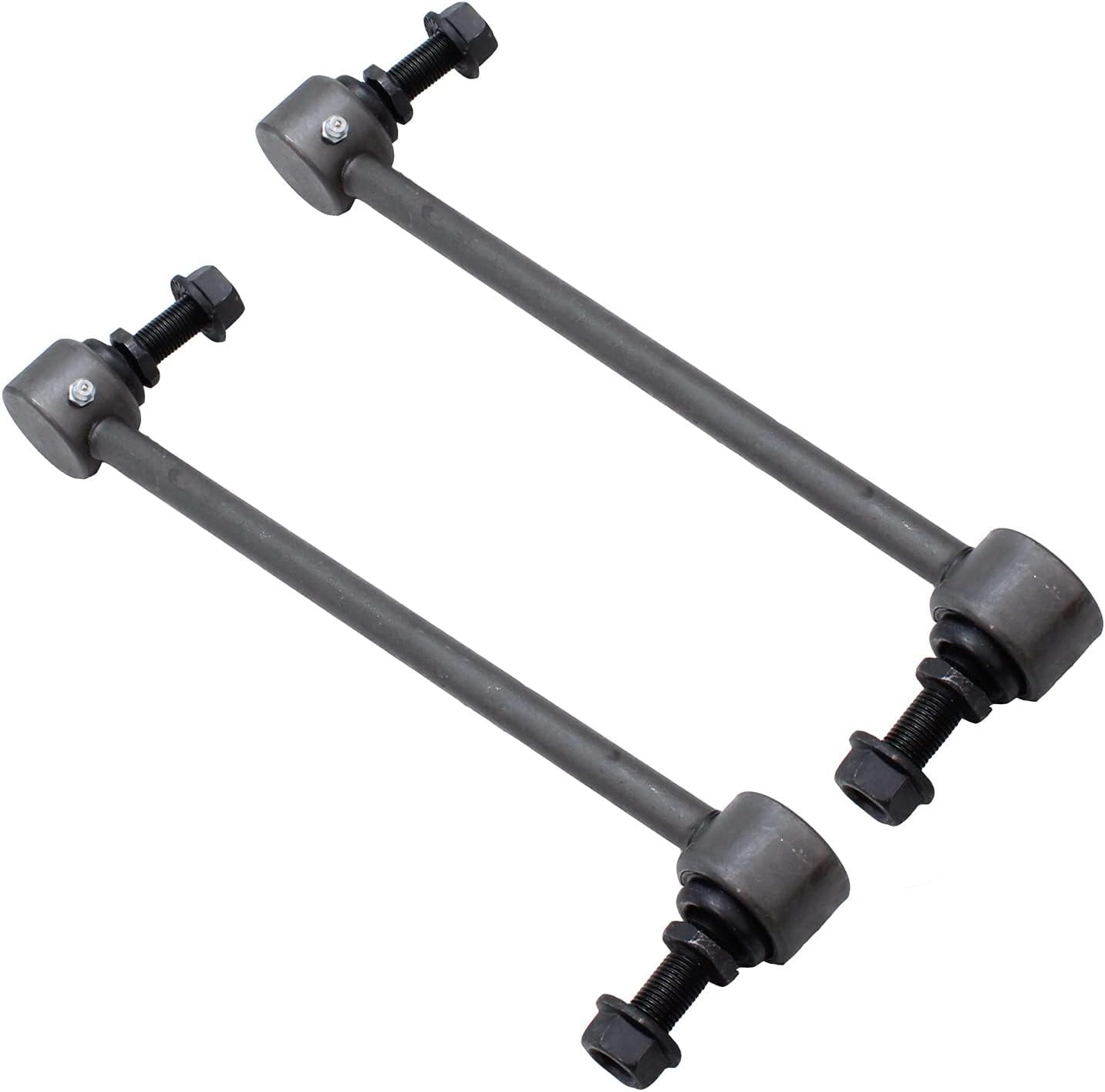 Detroit Axle - Front Sway Bars Tie Rods for 2009-2020 Dodge Journey 2010 2011 2012 2013 2014 2015 2016 2017 2018 2019 2 Sway Bar End Links 4 Inner Outer Tie Rod Ends Replacement