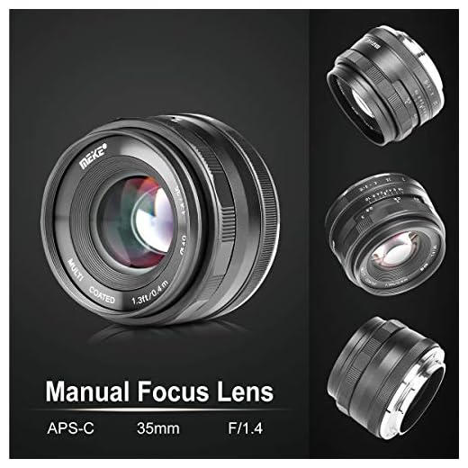 Meike 35mm F1.4 Manual Focus Lens