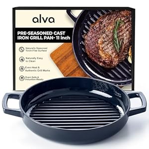 Alva Nori Enameled Cast Iron Grill ...