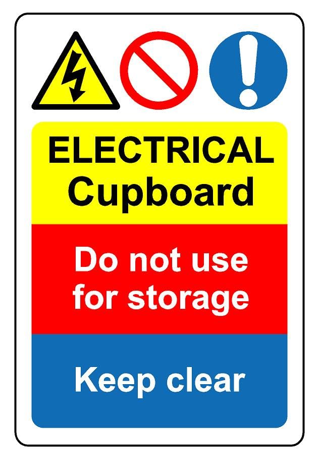 Danger Live Electrical Equipment Safety Sign - 3mm Aluminium Sign 400mm X 300mm~p76083549