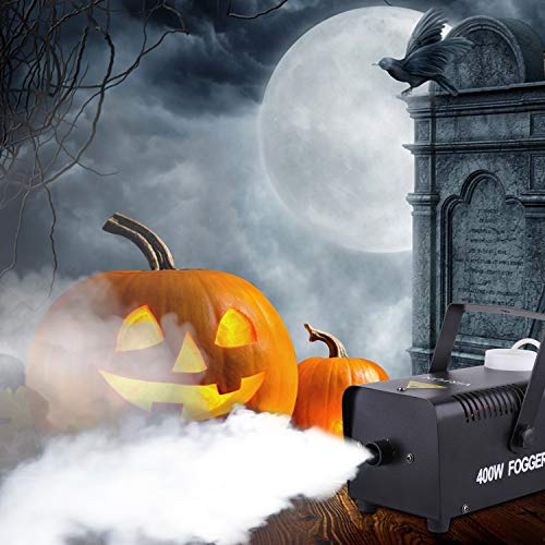 Virfun Fog Machine, Smoke Machine With Wireless&Wired Remote Control For Parties Halloween Wedding And Stage Effect, 400W #TOP6