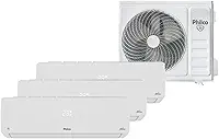 Ar Condicionado Tri Split Inverter Philco 27000 BTUs (2x9000+1x12000) Quente e Frio 220V PAC27QV