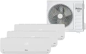 Ar Condicionado Tri Split Inverter Philco 27000 BTUs (2x9000+1x12000) Quente e Frio 220V PAC27QV