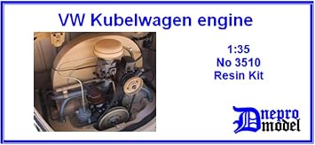 Dnepro Model - VW Kubelwagen Engine DM3510, 1/35 Scale Model kit