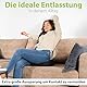 feela.® Orthopädisches Keilkissen Stuhl [3 Härtegrade] – Ergonomisches Keilkissen Auto & Sofa, Sitzkeil, Sitzkeilkissen für Auto, Keilsitzkissen (Weich)