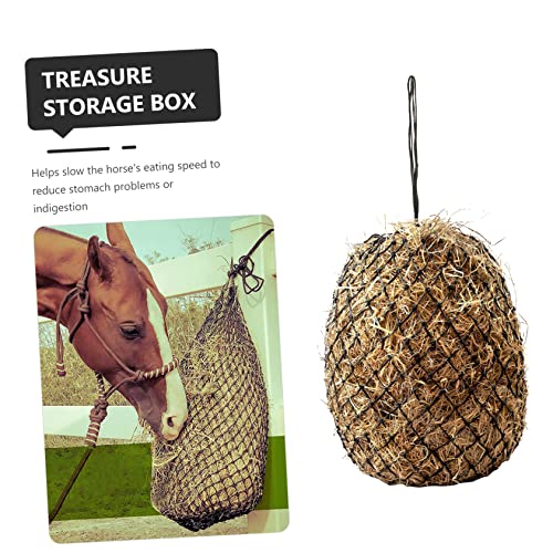 LIOOBO 2 Unidades Sacos De Feno Bolsa De Armazenamento De Tecido Cabras Alimentador Lento Rede De Co