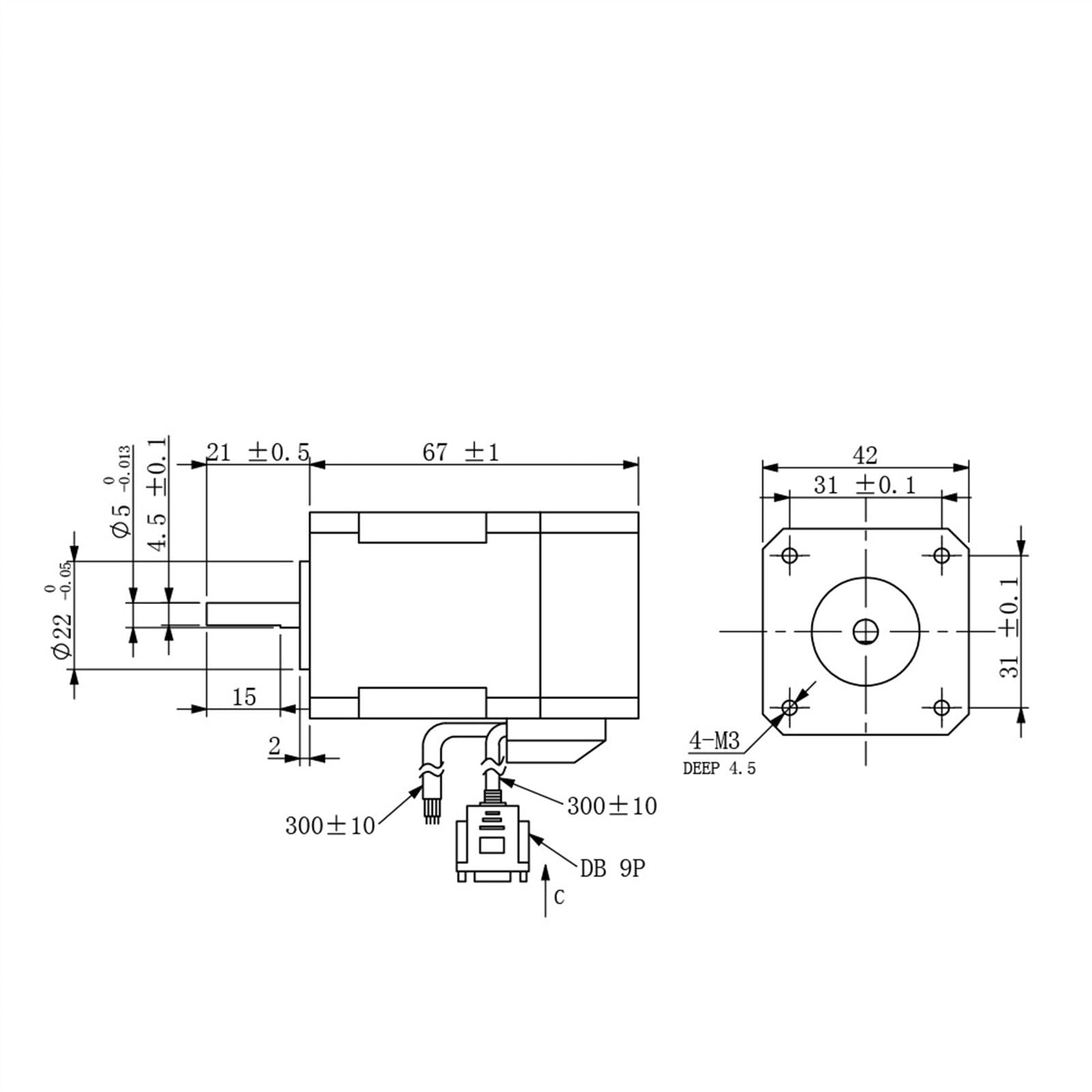 Silnik krokowy Nema 17 0,3 Nm 1,5 A Serwosilnik z zamkniętą pętlą enkoderem do drukarki 3D CNC,Precyzyjny obrót
