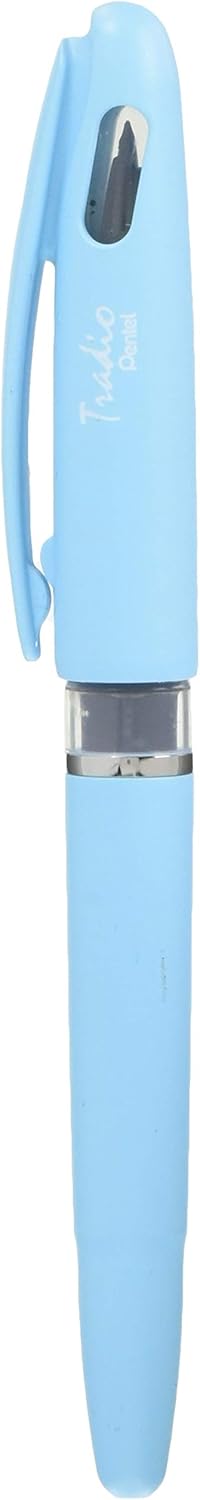 Pentel Tradio Plastic Water-Based Pen, Pastel Color (Pastel Blue)