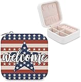 Home Jewelry Organizer Box: Dies ist eine kleine und tragbare Schmuckschatulle mit einfacher und großzügiger Form. Diese Schmuck-Organizer-Box enthielt mehrere Abschnitte für die Lagerung. Vier Lagergitter für Ringe, Earetten, Halsketten usw. Abnehmbarer Teiler, einstellbarer Speicherplatz kann einen Lippenstift speichern und eine Uhr kann zum Speichern Ihres geliebten anderen Elements verwendet werden.
