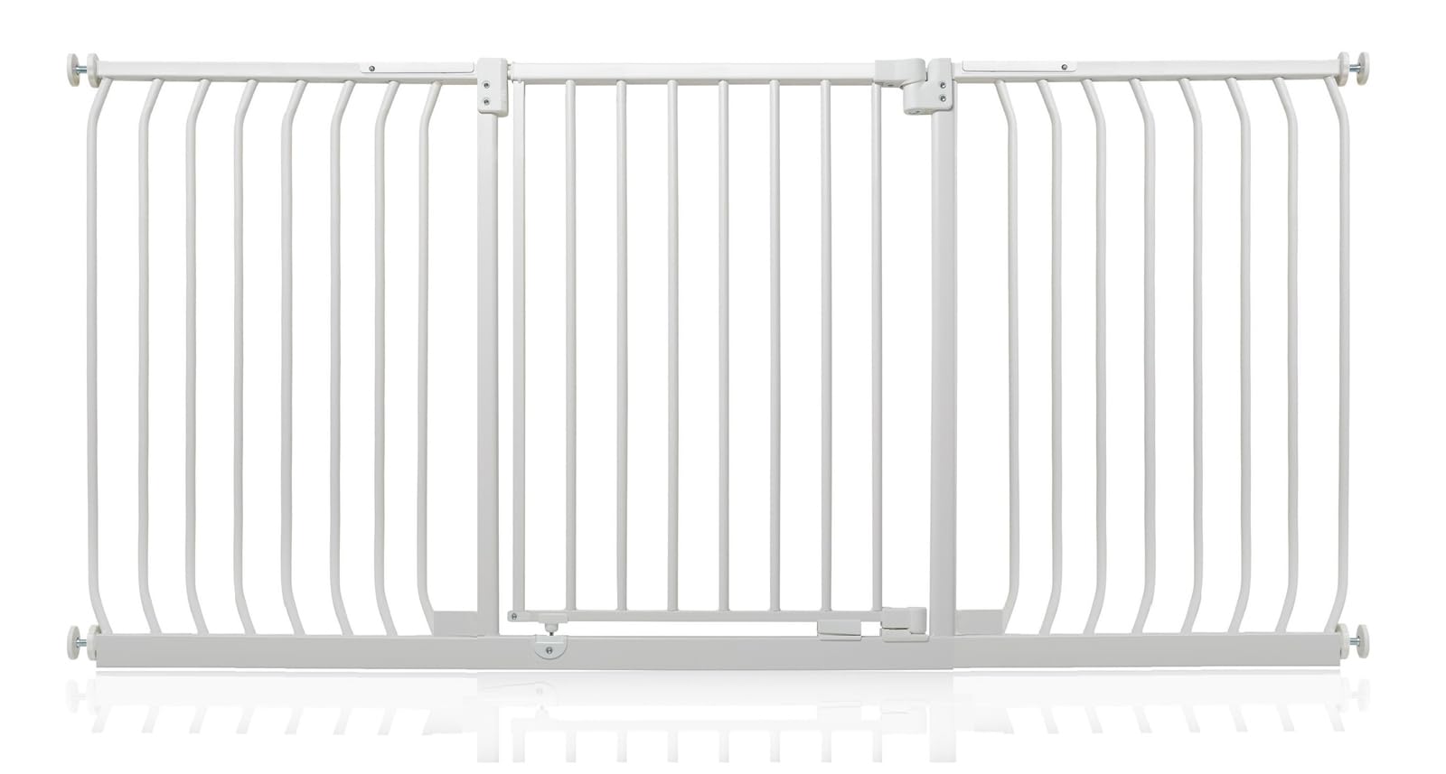 Safetots Elite Pressure Narrow Safety Gate, 65.5cm - 74.5cm, Matt White, Narrow Pressure Fit Stair Gate, Baby Gate for Doors Hallways and Spaces, Safety Barrier, Easy Installation — view 61