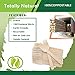 Disposable Wooden Forks -Pack of 100, 6.5" Length-Biodegradable, Natural Wooden Utensils, Great for Parties,Camping,Weddings&Dinner Events (Forks) 3