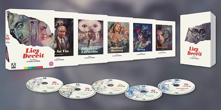 Claude Chabrol: Lies and Deceit - 5 Films - 5-Disc Box Set ( Poulet au vinaigre / Inspecteur Lavardin / Madame Bovary / Betty / L'enfer ) ( [ Origine UK, Nessuna Lingua Italiana ] (Blu-Ray)