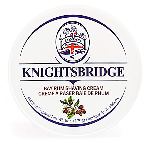 Knightsbridge Shaving Cream (Bay Rum) 6.0 oz Made in England