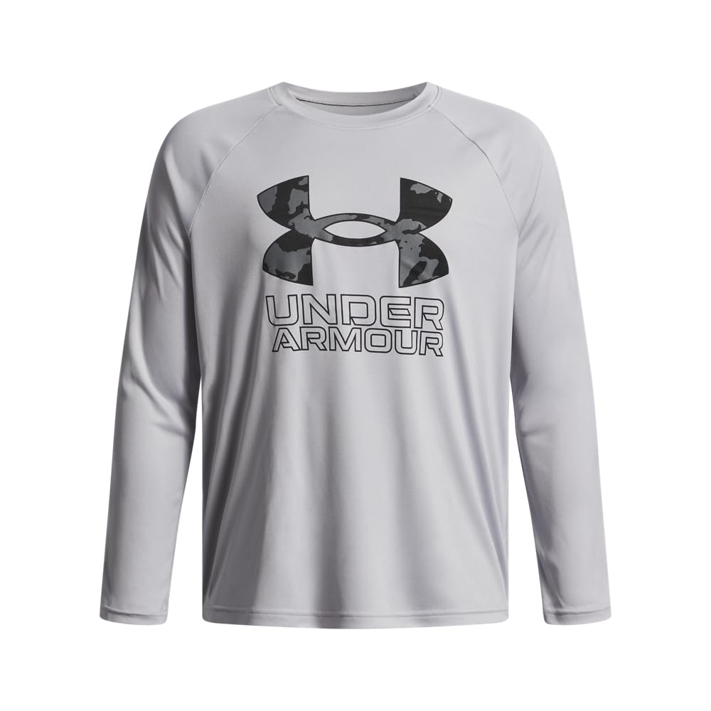 Under Armour Boys Tech Big Logo Long Sleeve T-Shirt