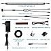 Litever LED Safe Lighting Kit. Door Control Activated. 6 pcs Slim 12 inch Light Bars. Linkable Extendable Plug-in for Gun Safe, Closet, Showcase, in-Cabinet Under Counter Pantry. Daylight 5000K
