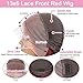 QZOQZO 99J Burgundy Lace Front Wigs Human Hair 13x6 HD Transparent Body Wave Lace Front Wigs Pre Plucked 99j Burgundy Red Wine Glueless Human Hair Wigs for Women Reddish Brown 180% Density 30 Inch