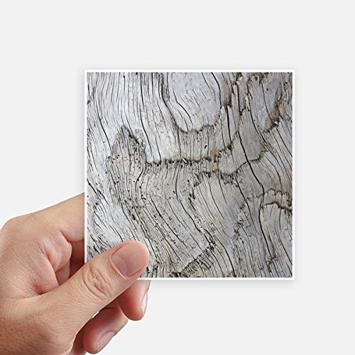 Autocollant écorce gris à rayures sticker mural pc portable 10x10cm - 2