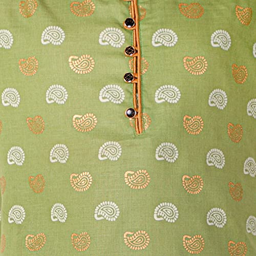 Image of Pro-Ethic Style Developer Kurta Pajama For Kids Boys | Cotton | Floral Print | Ethnic Wear (S-204)