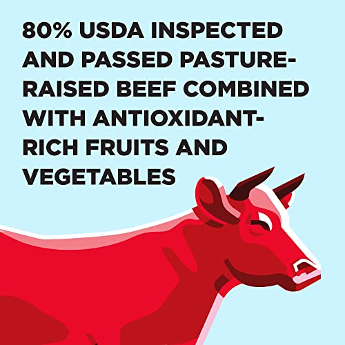 Bixbi Liberty Freeze Dried Dog Food, Beef Recipe, 20 Oz - 80% Meat And Organs With Fresh Fruits And Vegetables - Pantry-Friendly Raw Dog Food For Meal, Treat Or Food Topper - Usa Made #TOP3