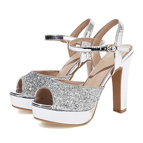 Kaizi Karzi Donna Tacco Sandali Peep Toe Moda