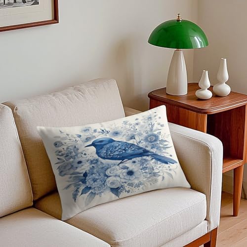 Funda de almohada rectangular de felpa de lujo resistente a la decoloración para sofá 8