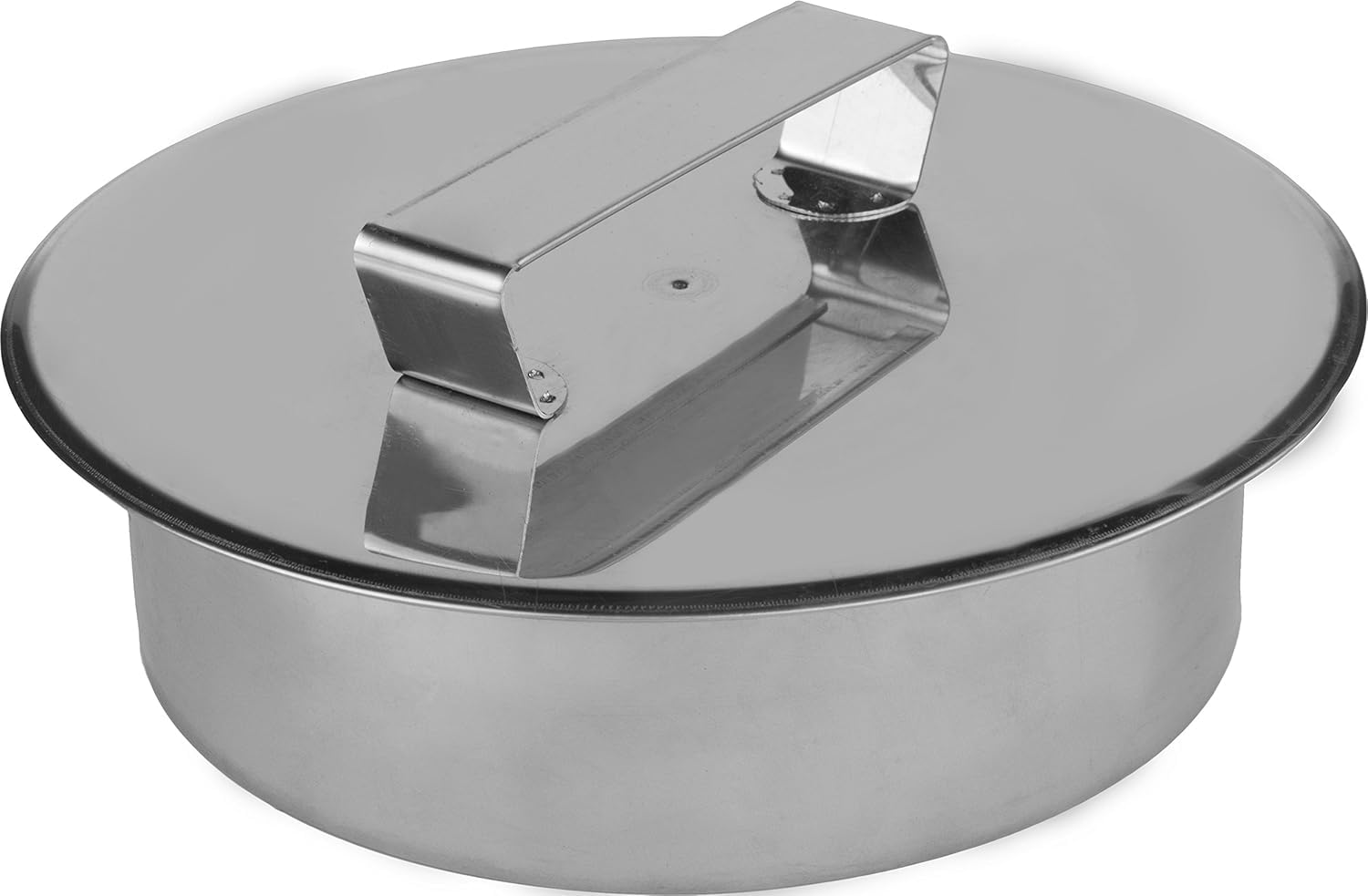 Prostko Ltd Stainless Steel Flue Pipe Cap - Chimney Liner End Cowl Ring Socket Collector Plug. (140Mm)