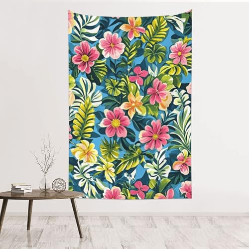 Tapisserie de style hawaïen rideau mural pour habiller un grand mur vide