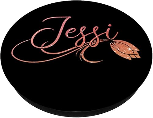 Miniatura 2 de Jessi Name First Name Floral Tulip Flowers Design Rose PopSockets intercambiables PopGrip