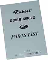 Amazon.co.jp: ラビット パーツリスト 1965 冊子 S301B R0036