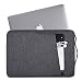 15.6 inch Premium Water Resistant Shockproof Laptop Briefcase Bag with Handle fit Acer Aspire E15, ASUS VivoBook, Toshiba, Dell Inspiron, Lenovo, MSI, HP Notebook Protective Carrying Case, Space Grey