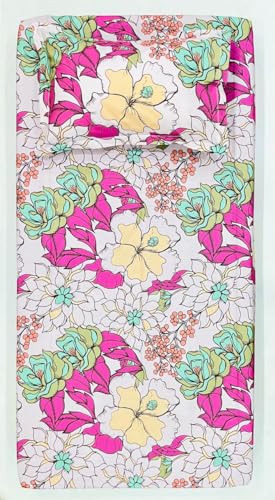 Image of Bombay Dyeing Epigram Printed Single Bed 100% Cotton Bedsheet Collection - (224X150) (Light Pink)