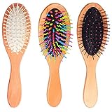 【Antiestático】 Se siente realmente bien cuando te cepillas el cabello y lo dejas suave y sin enredos Muy útil para cabello largo y grueso.
