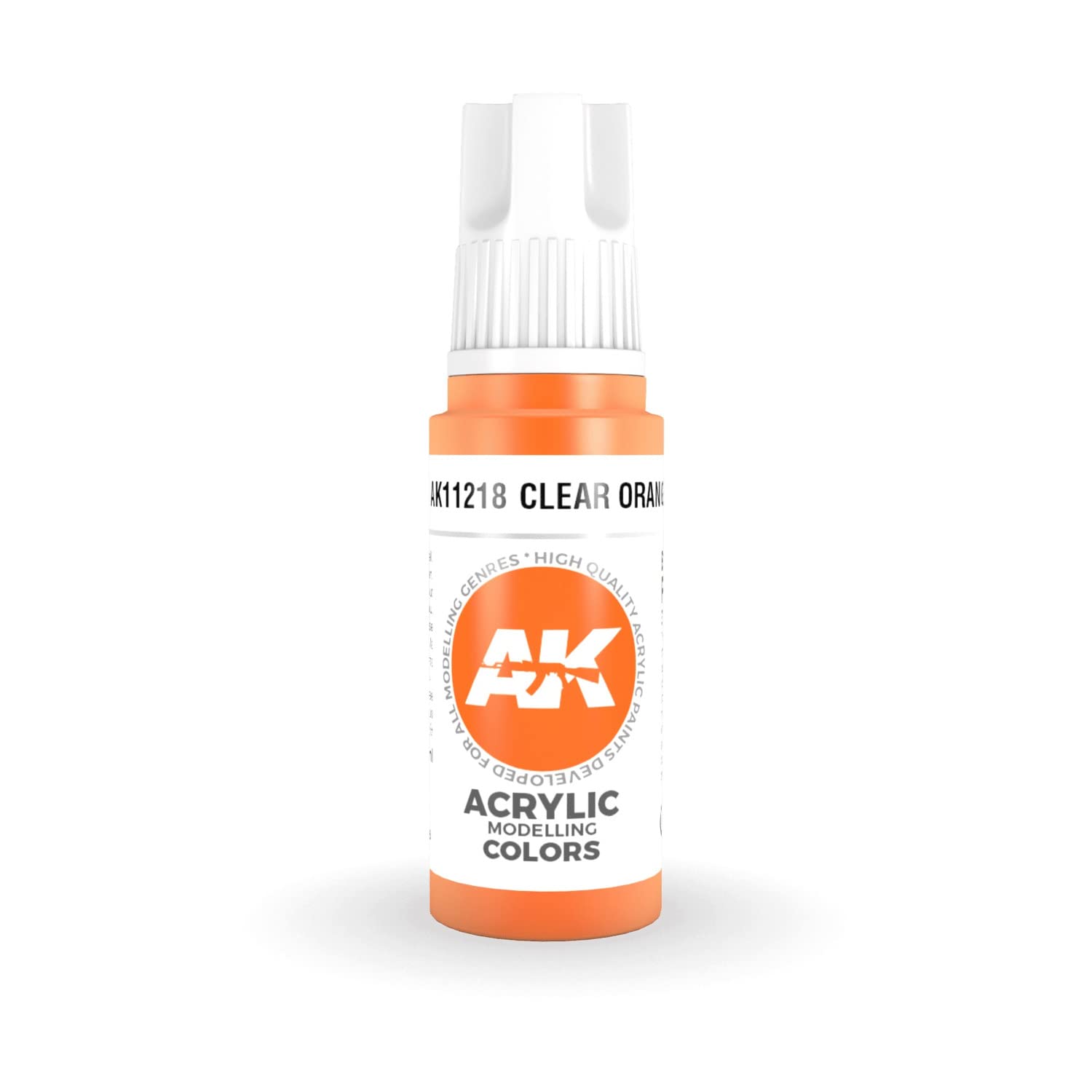 AK Interactive 3rd Gen Acrylic Clear Orange 17ml